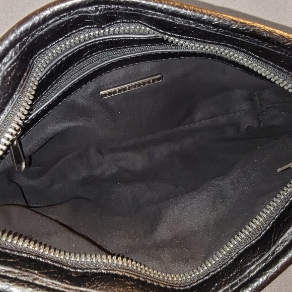 Steve Madden Black Quilted Shoulder Bag 🖤👜 with Pink XOXO Wallet 💗💋💄 - Picture 3 of 5